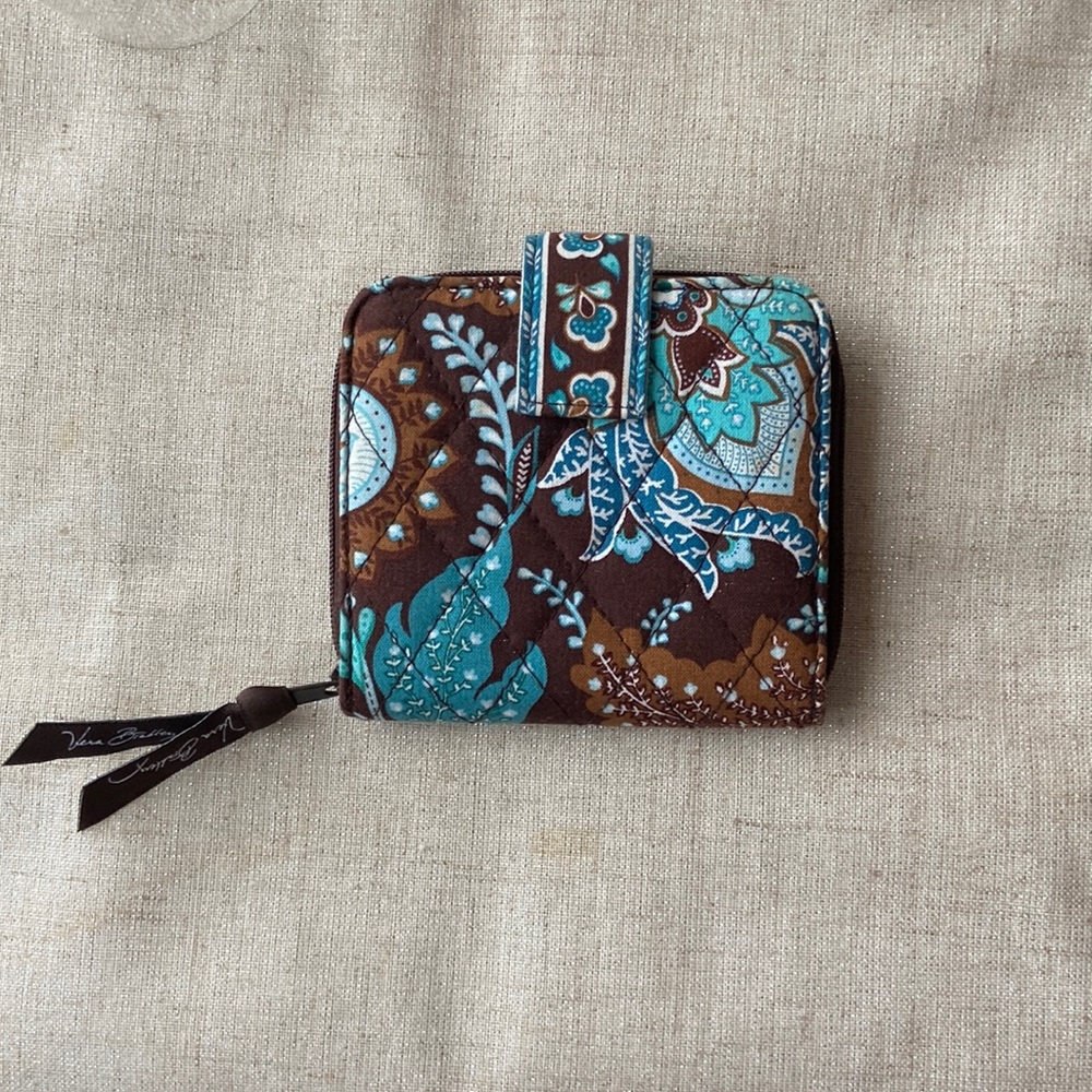 Vera Bradley Java Blue Wallet